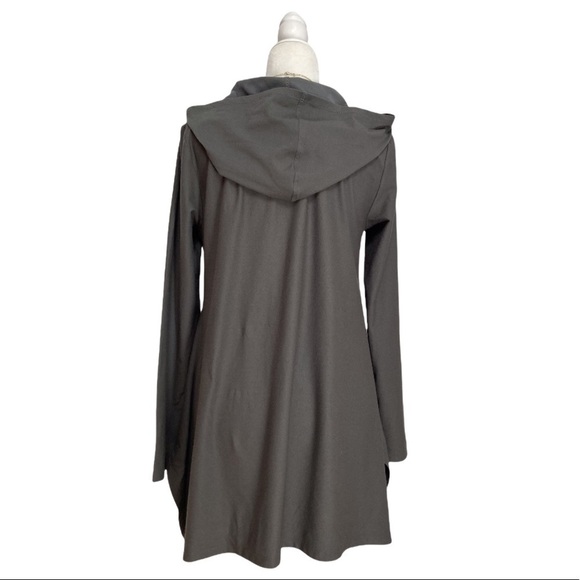 Eileen Fisher Lightweight Longline Hooded Jacket - Picture 3 of 10